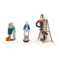 D56 SNOW VILLAGE FRIENDS & NEIGHBORS S/3