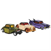 D56 SNOW VILLAGE HALL CREEPY CARS SET/3