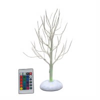 D56 VILLAGE WHITE TWINKLE BRANCH TREE