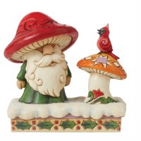 HEARTWOOD CREEK GNOME SANTA BY MUSHROOM