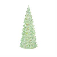 FACETS LIT IRIDESCENT TREE GREEN