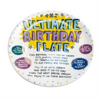 ONIM BIRTHDAY PLATE