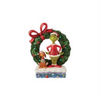 HEARTWOOD CREEK GRINCH & MAX IN WREATH