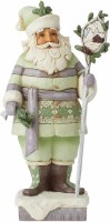 HEARTWOOD CREEK WOODLAND SANTA W/STAFF