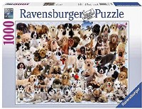 RAVENSBURGER 1000pc DOGS GALORE