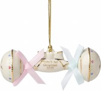 LENOX 2025 ORN BABY'S 1ST XMAS RATT