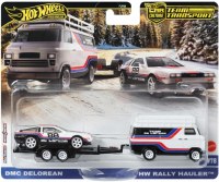HOT WHEELS TEAM TRANSPORT DELOREAN/RALLY