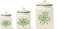 LENOX HOLIDAY 3PC CANISTER SET