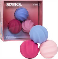 SPEKS ODDS SILICONE MAGNETS PINK SWIRLS