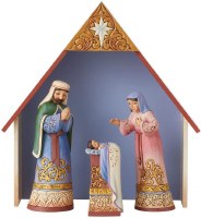 HEARTWOOD CREEK SET/4 NATIVITY
