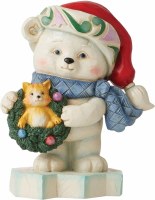 HEARTWOOD CREEK POLAR BEAR W/WREATH