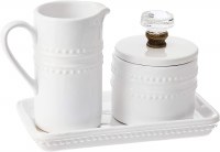MUD PIE DOORKNOB CREAM & SUGAR SET