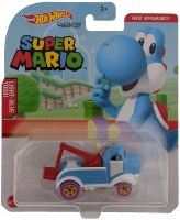 HOT WHEELS SUPER MARIO LIGHT BLUE YOSHI