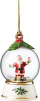 LENOX ORNAMENT SANTA GLOBE