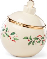 LENOX HOLIDAY FIGURAL COOKIE JAR