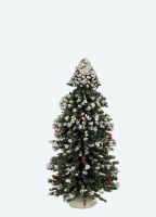 BYERS' CHOICE 9" SNOW TREE