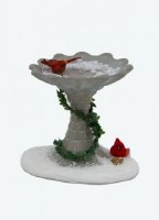 BYERS' CHOICE BIRD BATH