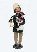 BYERS' CHOICE FAMILY W/STOCKINGS MAN