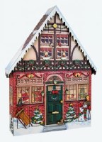 BYERS' CHOICE ADVENT CALENDER XMAS HOUSE