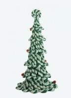 BYERS' CHOICE GREEN CANDY CANE TREE