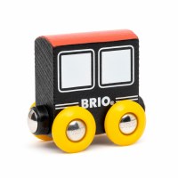 BRIO WOODEN LETTER TRAIN TENDER CABOOSE