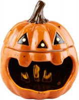 MUD PIE OPEN CANDY CONTAINER PUMPKIN