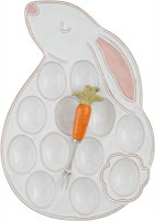 MUD PIE BUNNY DEVILED EGG TRAY