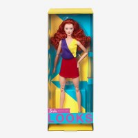 BARBIE LOOKS DOLL CURLY RED HAIR
