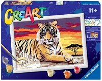 CREART PAINT BY # MAJESTIC TIGER