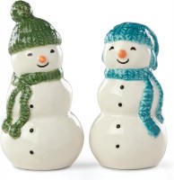 LENOX BALSAM LANE SNOWMAN SALT/PEPPER