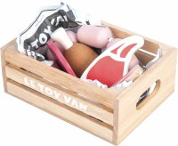 LE TOY VAN MARKET CRATE WOODEN FOOD