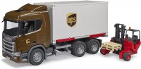 BRUDER SCANIA UPS LOGISTICS TRUCK