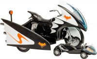 BATMAN CLASSIC TV BATCYCLE W/SIDE CAR