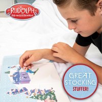 RUDOLPH THE REINDEER VINYL CLING SET