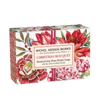 MICHEL 4.5oz BOXED SOAP CHRISTMAS BOUQUE