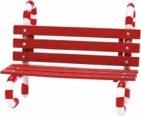 D56 VILLAGE PEPPERMINT BENCH