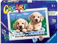 CREART PAINT BY #  CUTE PUPPIES