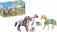PLAYMOBIL WATERFALL RANCH 3 HORSE SET