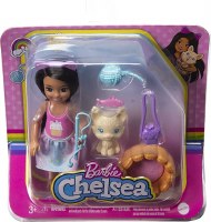 BARBIE CHELSEA DOLL W/KITTY