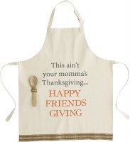MUD PIE FRIENDSGIVING APRON SET