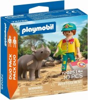 PLAYMOBIL DUO PACK RANGER W/RHINO