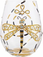 LOLITA STEMLESS WINE GLASS DRAGONFLY