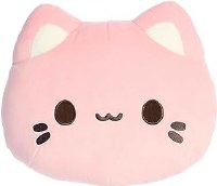 10" MEOWCHI FACE PLUSH STRAWBERRY