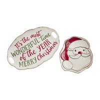 MUDPIE XMAS FARM PLATTER SET