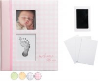 PEARHEAD BABY BOOK PINK GINGHAM