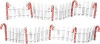 D56 VILLAGE DELICIOUS CANDYCANE FENCE