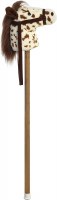 AURORA 37" SCOT BROWN PINTO STICK HORSE