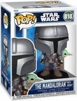 FUNKO POP! #818 MANDALORIAN W/ GROGU