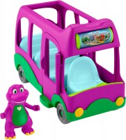 FISHER PRICE BARNEY BUS W/FIGURES