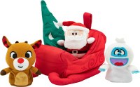 RUDOLPH PLUSH SLEIGH W/CHARACTERS